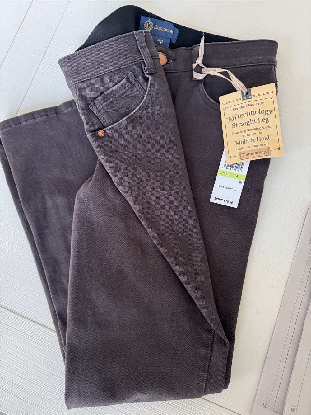 Boot cut Brown jeans petite